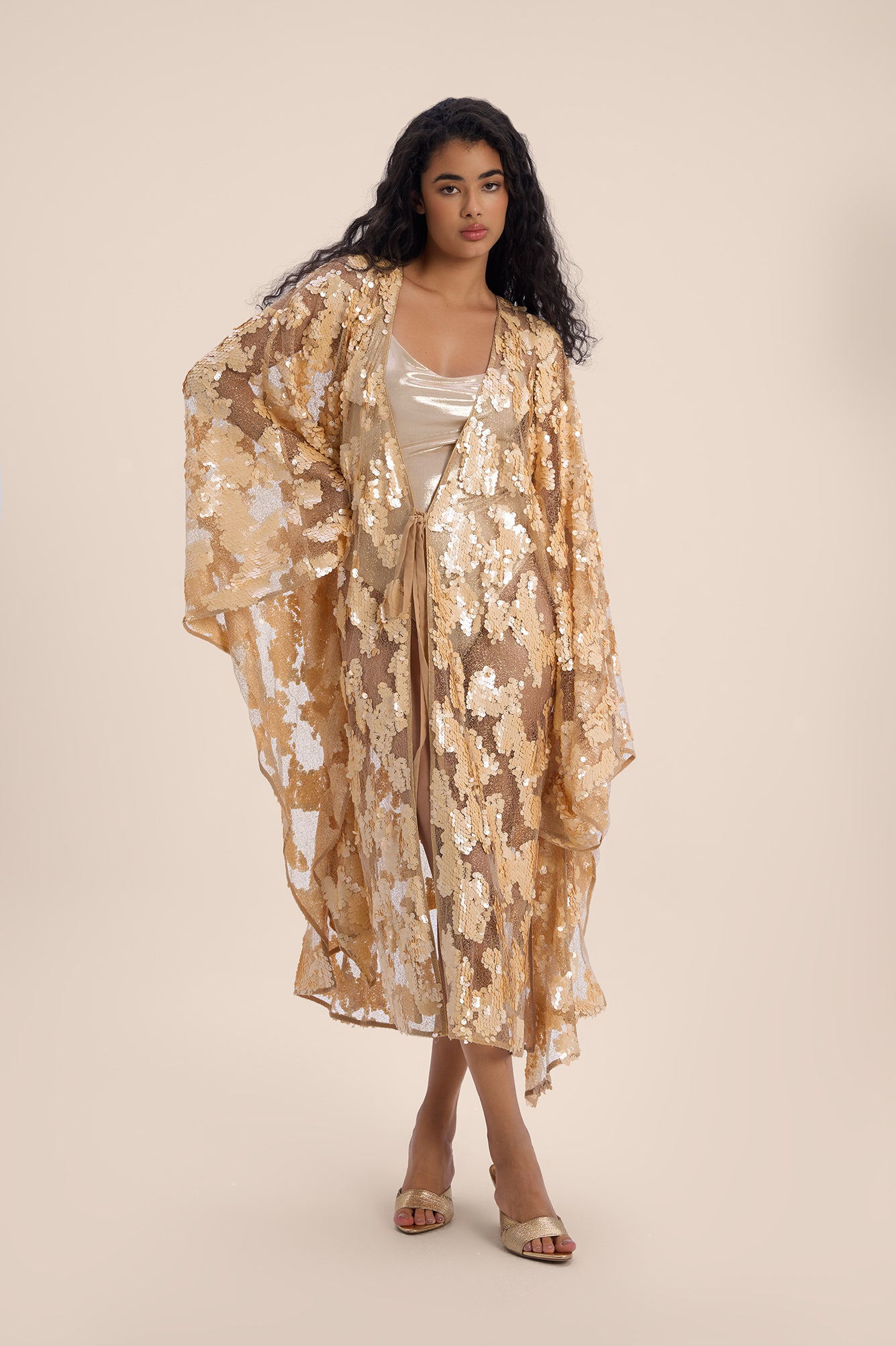 Woman VELVETINE KIMONO Multiprint 2002489 | Sana Osmani