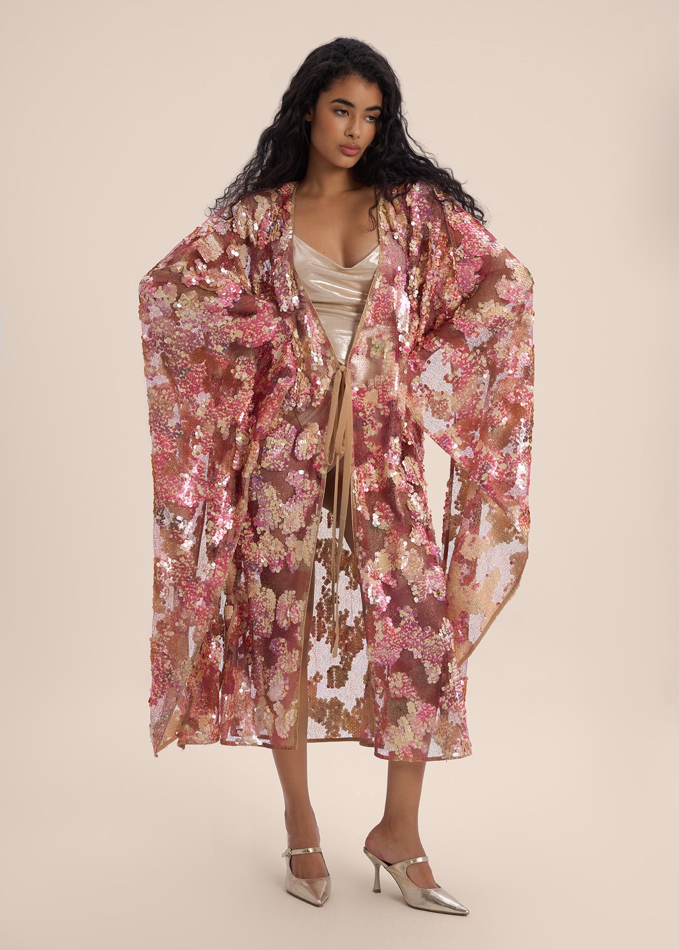 Woman VELVETINE KIMONO Multiprint 2002489 | Sana Osmani