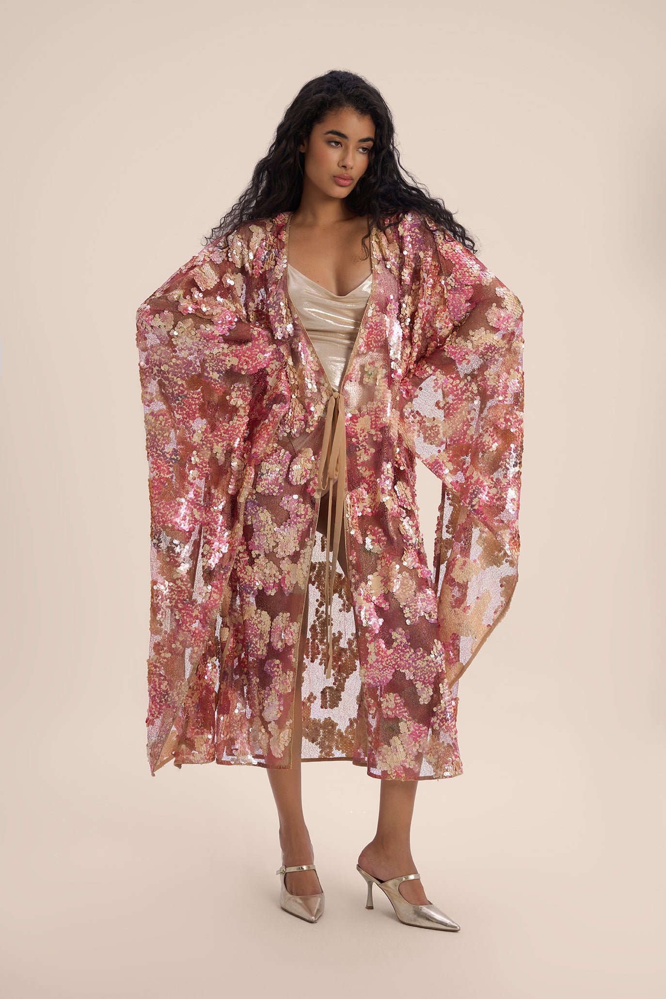 Woman VELVETINE KIMONO Multiprint 2002489 | Sana Osmani