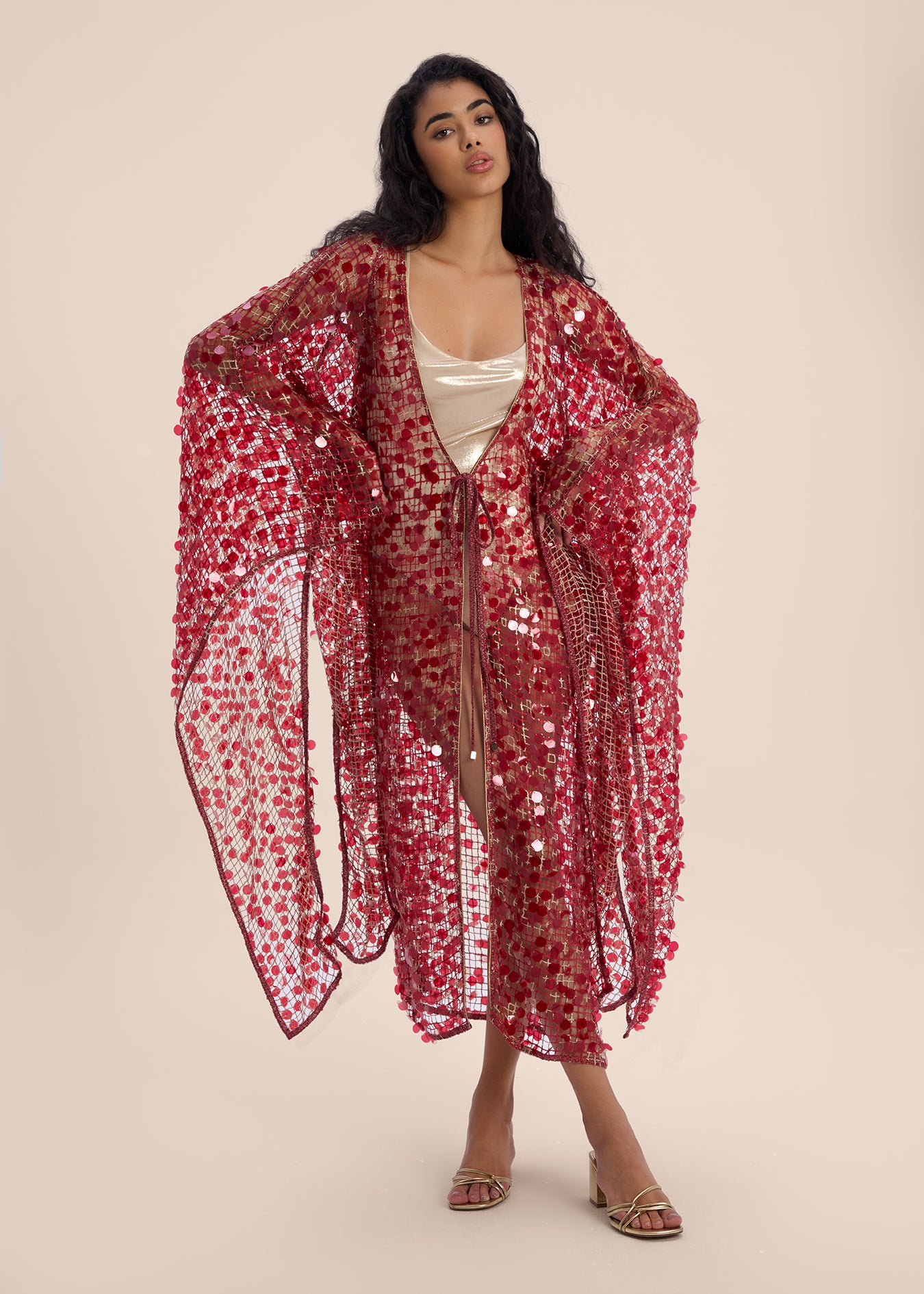 Woman VELVETINE KIMONO Multiprint 2002489 | Sana Osmani
