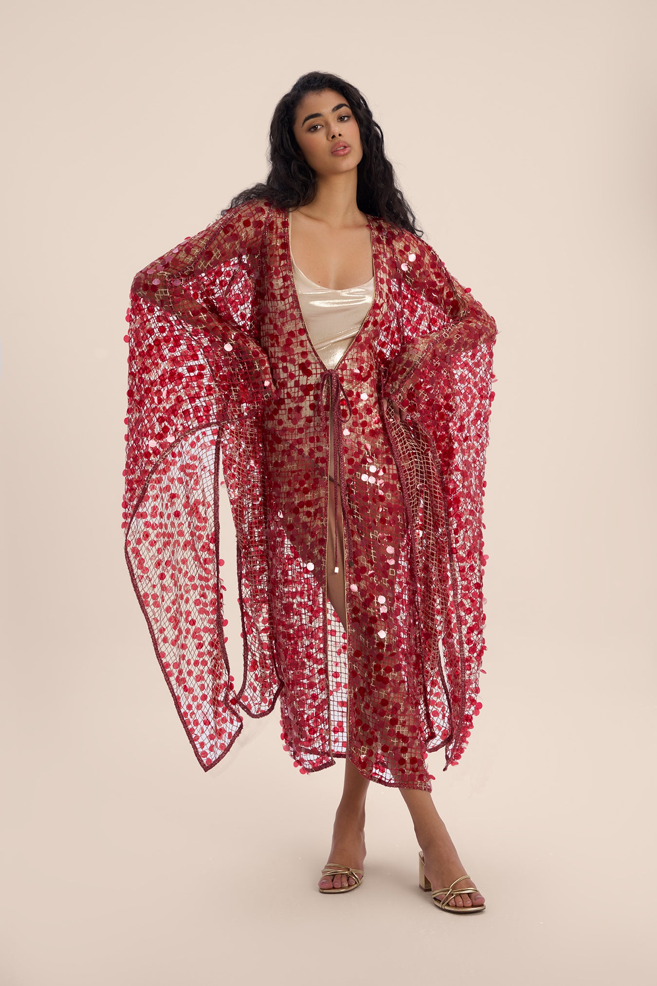 Woman VELVETINE KIMONO Multiprint 2002489 | Sana Osmani