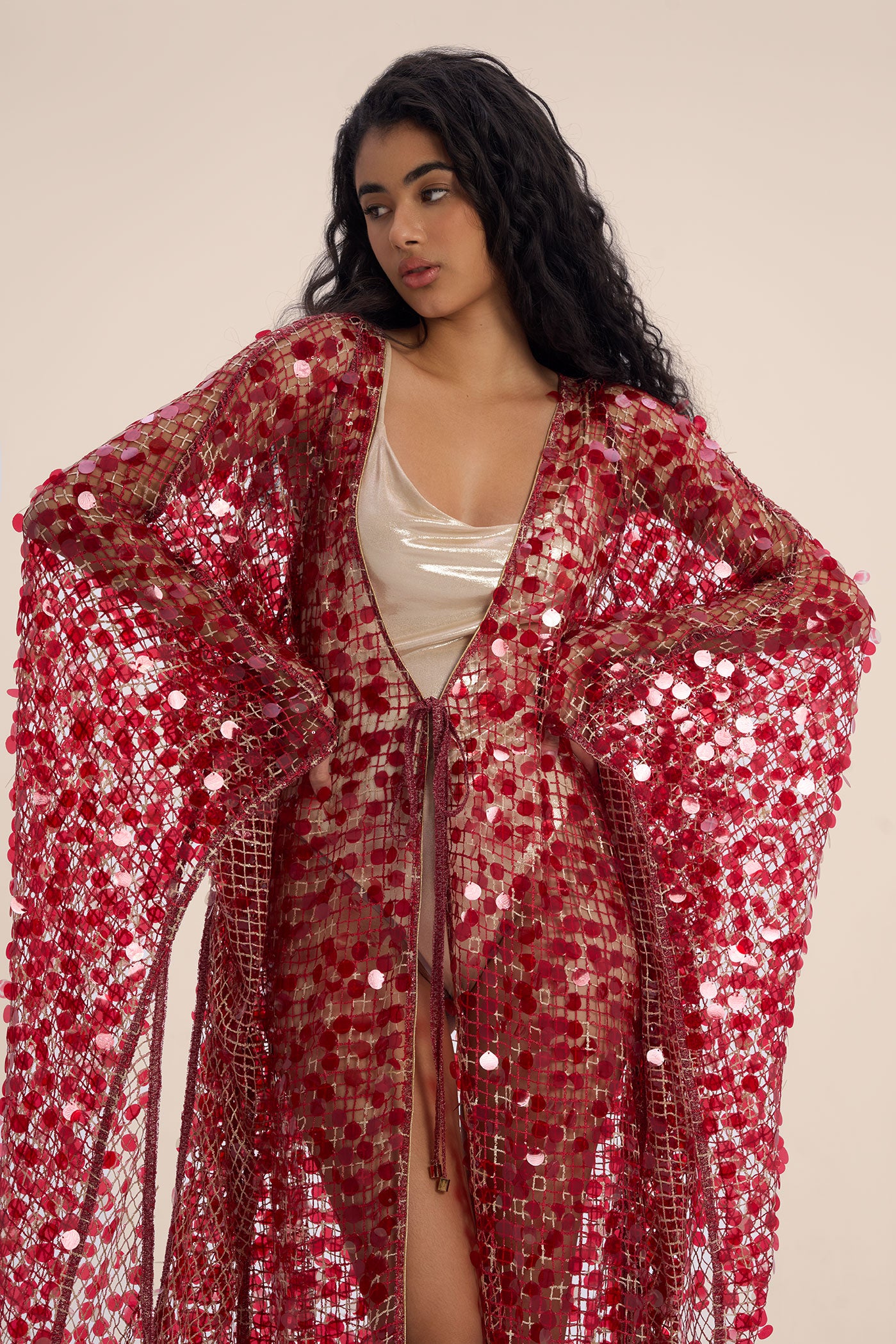 Woman VELVETINE KIMONO Multiprint 2002489 | Sana Osmani