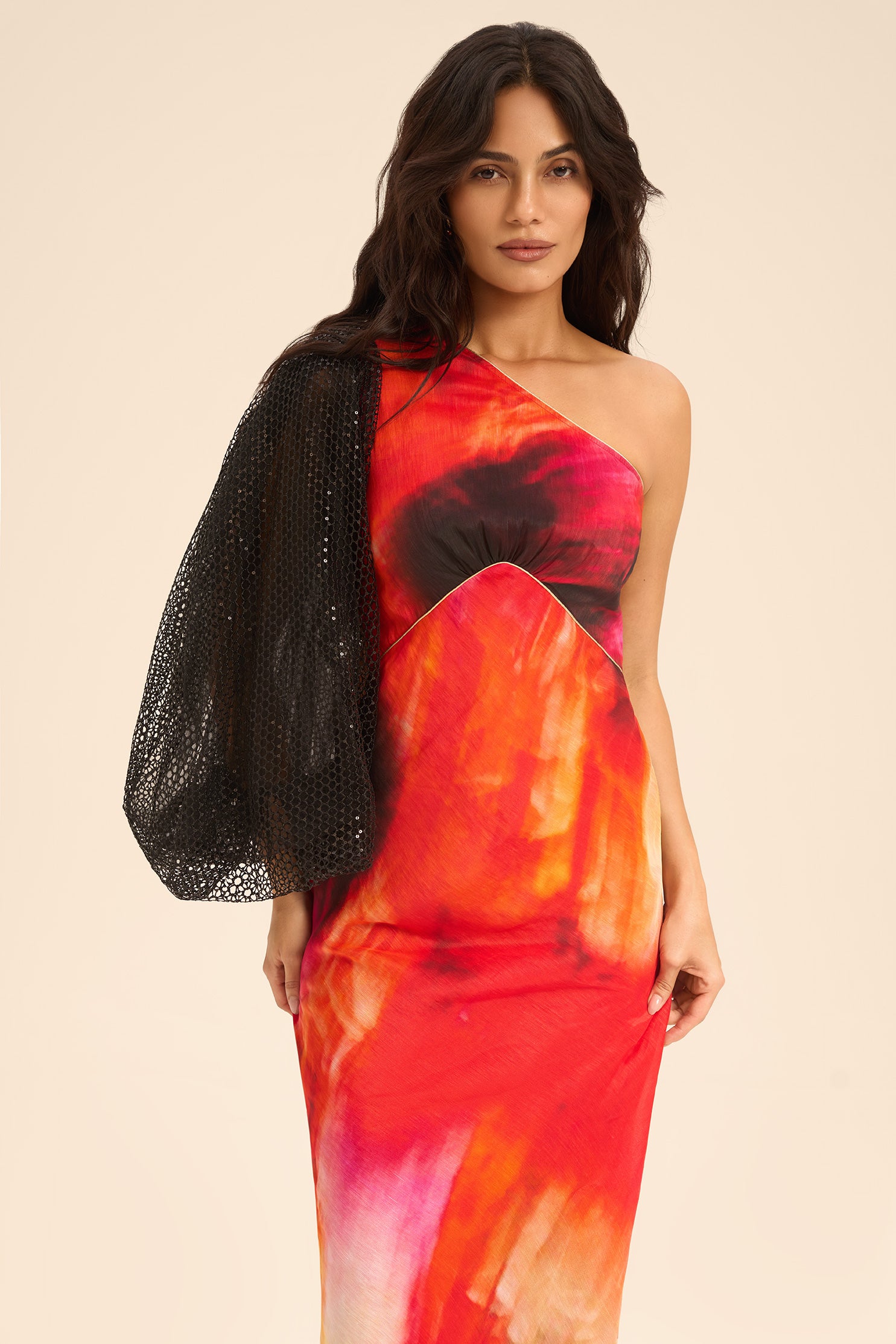 Woman فستان قصير من لنسيلك أرابيلا خدود وردية 2003121 | Sana Osmani