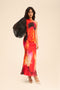 VALENTINA MAXI LINEN SILK DRESS