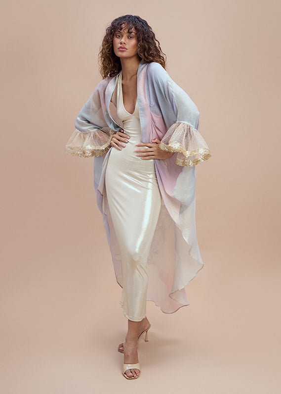 ZENNIA SILK KIMONO FS | Sana Osmani