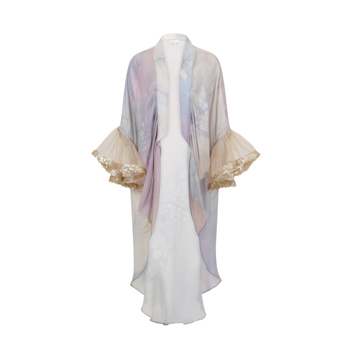 Woman ZENNIA SILK KIMONO Mother Pearl 2001861 | Sana Osmani