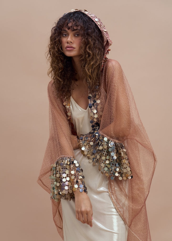 Woman Zerina Kimono Cameo gold 2001974 | Sana Osmani