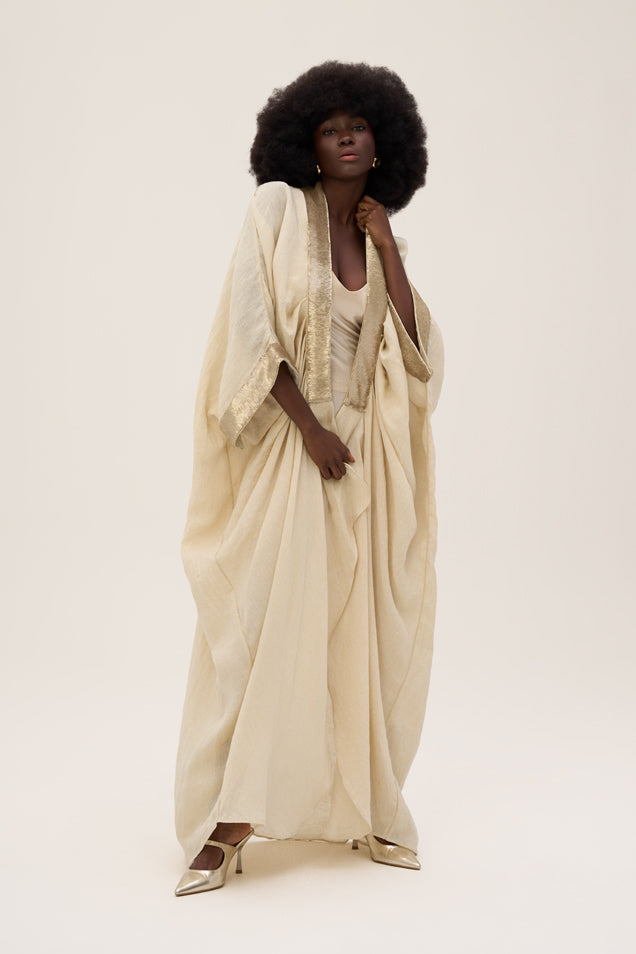 Woman ZINNIA KIMONO Off White 2002016 | Sana Osmani