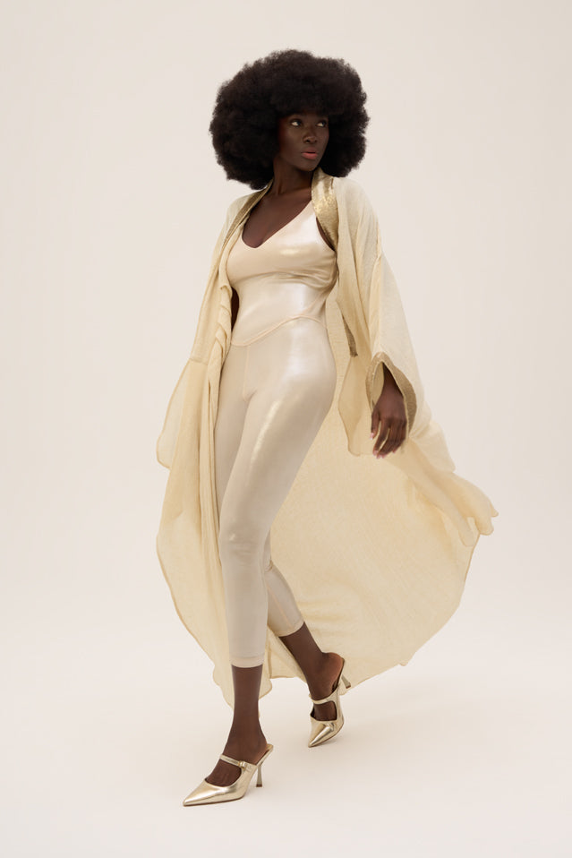 Woman ZINNIA KIMONO Off White 2002016 | Sana Osmani