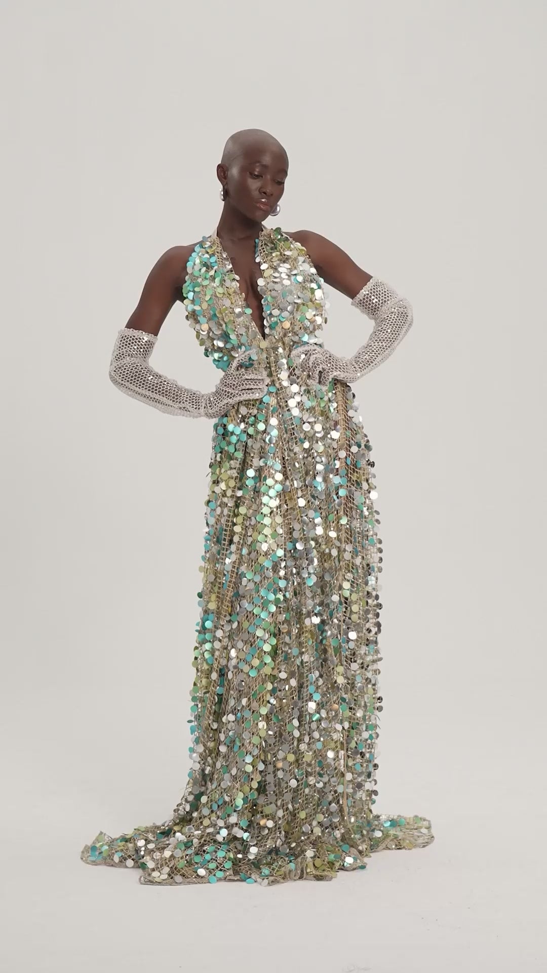 Woman DIVINA SEQUIN DRESS Gold 2002189 | Sana Osmani