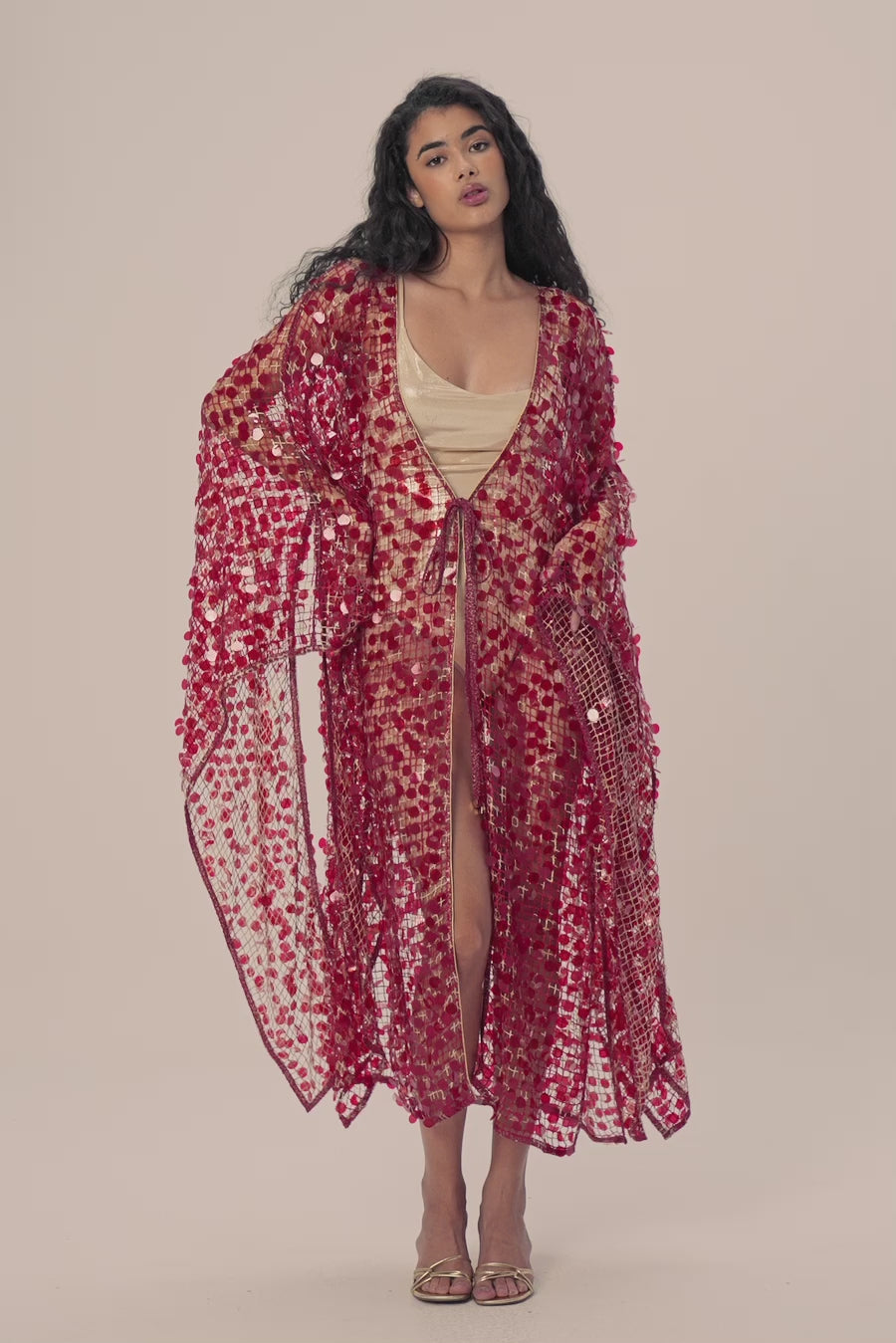 Woman VELVETINE KIMONO Multiprint 2002489 | Sana Osmani