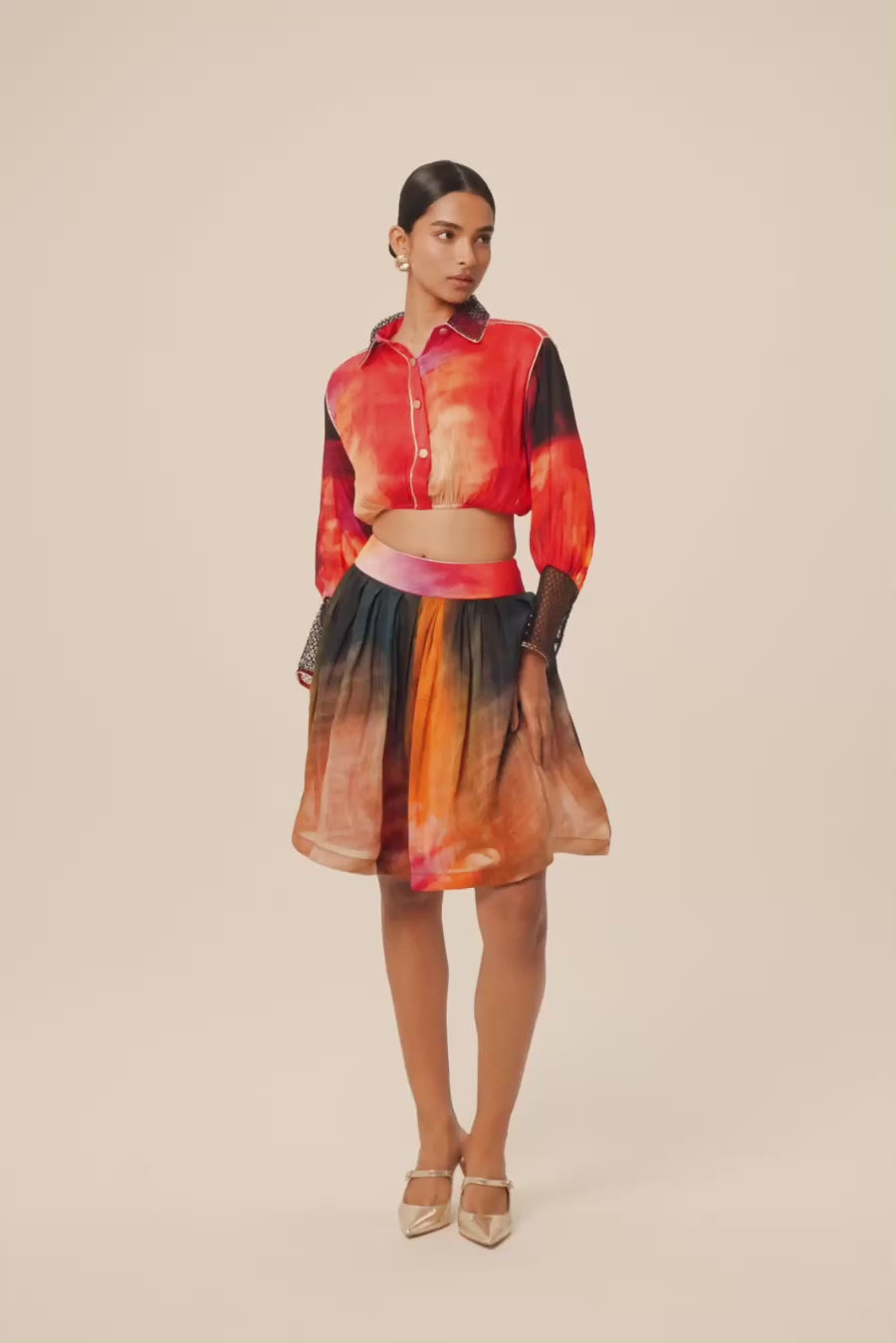 Woman DHALIA LINSILK TOP Vanilla 2003244 | Sana Osmani