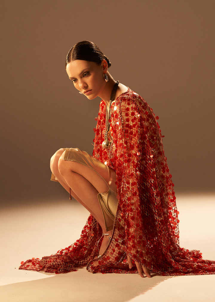 Woman VELVETINE KIMONO Ruby 2002610 | Sana Osmani